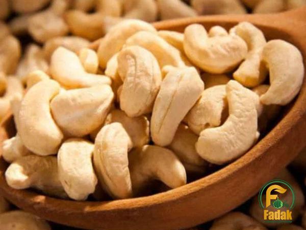 The purchase price of bulk raw cashew pieces in Mumbai